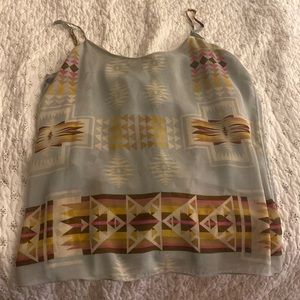 Patterned tank top